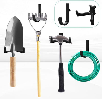 20 Pcs Storage Shed Tool Hooks Black Tool Hanger Compatible - Image 4