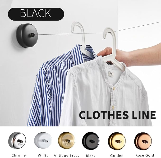 BESy Retractable Clothesline SUS304 Stainless Steel Clothes Dryer - Image 2