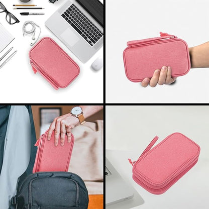 CAAORDKSO Electronic Accessories Case, Electronics Organizer Pouch Bag - Image 7