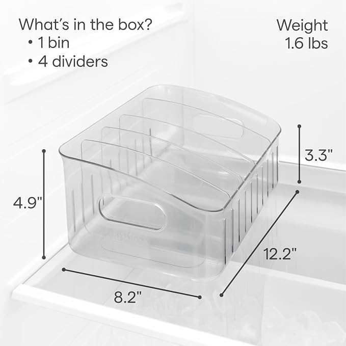 YouCopia FreezeUp Freezer Bin 12", BPA-Free Fridge Organizer - Image 4