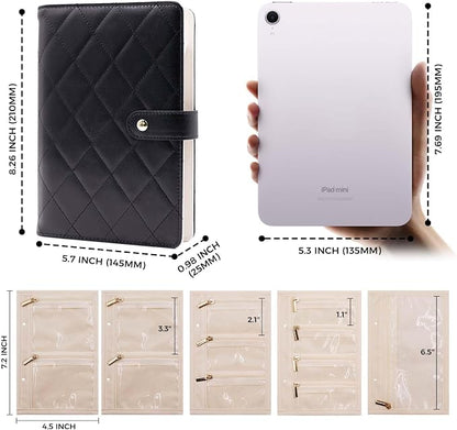 Travel Jewelry Organizer Case ， Portable Jewelry Organizers Storage Book - Image 6