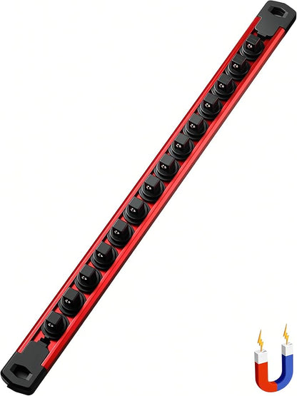 ALOANES Magnetic Socket Organizer 3/8-Inch Drive, Socket Rail Organizer Heavy by Aloanes