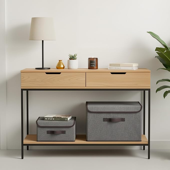 Fabric Foldable Storage Boxes Large Collapsible Stackable Storage Bins - Image 7