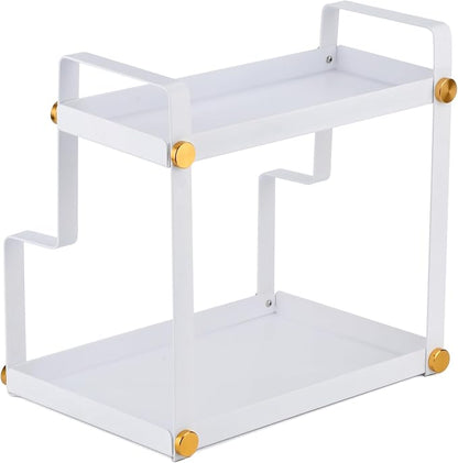 FFK 2 Tier Bathroom Countertop Organizer, Cosmetic Organizer, Storage Shelf - Image 4