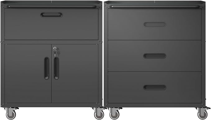 Metal Tool Cabinet, Garage Storage Cabinet System, Wall Cabinet & Locking by VIYET