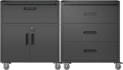 Metal Tool Cabinet, Garage Storage Cabinet System, Wall Cabinet & Locking by VIYET