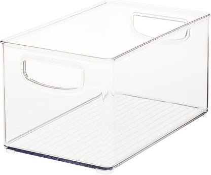 iDesign Stackable Clear Plastic Bin | Kitchen Organizers and Storage, - Image 9