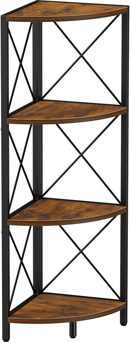 Snughome Rustic Corner Shelf Stand by Snughome