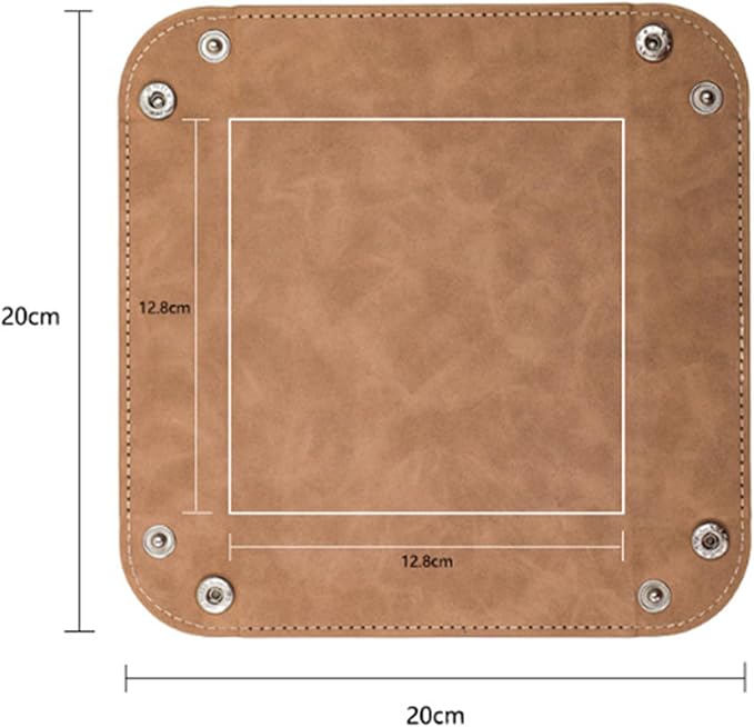 siduater Valet Tray Desktop Storage Organizer – Vegan Leather Catchall Bedside - Image 3