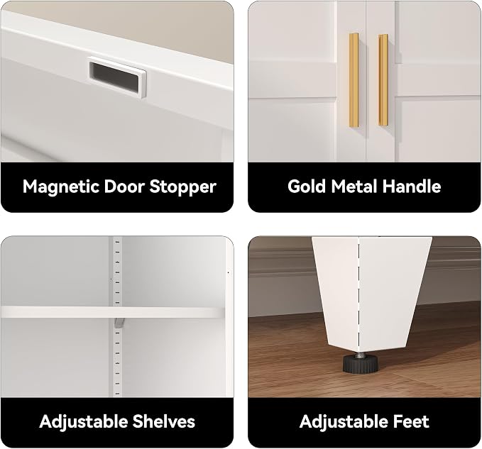 COFaR 61" Metal Pantry Cabinet - Image 4