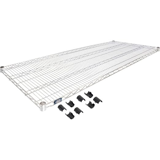 Nexel Additional Wire Shelf for Wire Shelving Units, 600-800 lb Capacity by Nexel