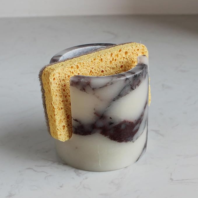 Natural Marble Travertine Sponge Holder by Nawgnail