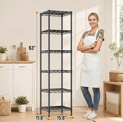 GRANNY SAYS 6-Tier Narrow Storage Shelves - Image 2