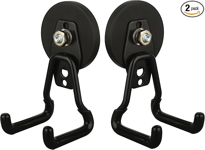 MUTUACTOR New Upgraded Strong Magnetic Hooks, 20lbs Anti-Scratch Magnet Storage by MUTUACTOR