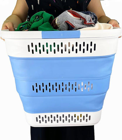 SAMMART 40L Collapsible Plastic Laundry Basket - Image 6
