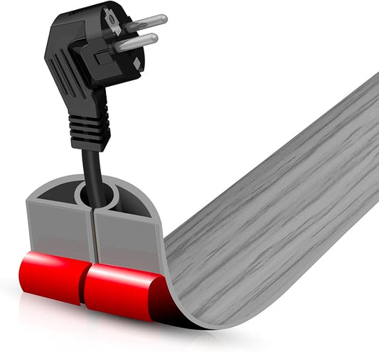 Floor Cord Cover Self Adhesive Cord Hider, 3.3FT Cable Management, Extension by DBHXXMB-HH