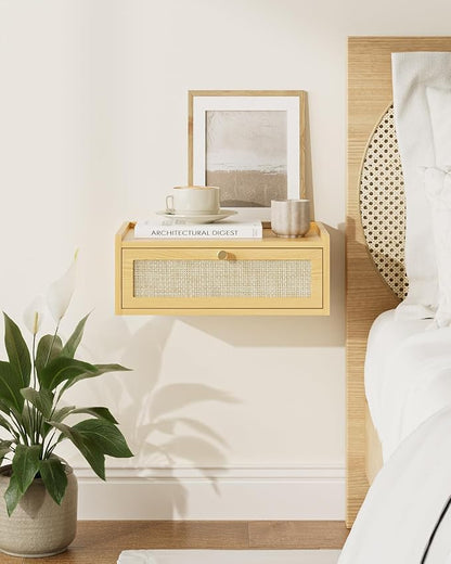 Floating Nightstand, Wall Mounted Night Stand - Image 8