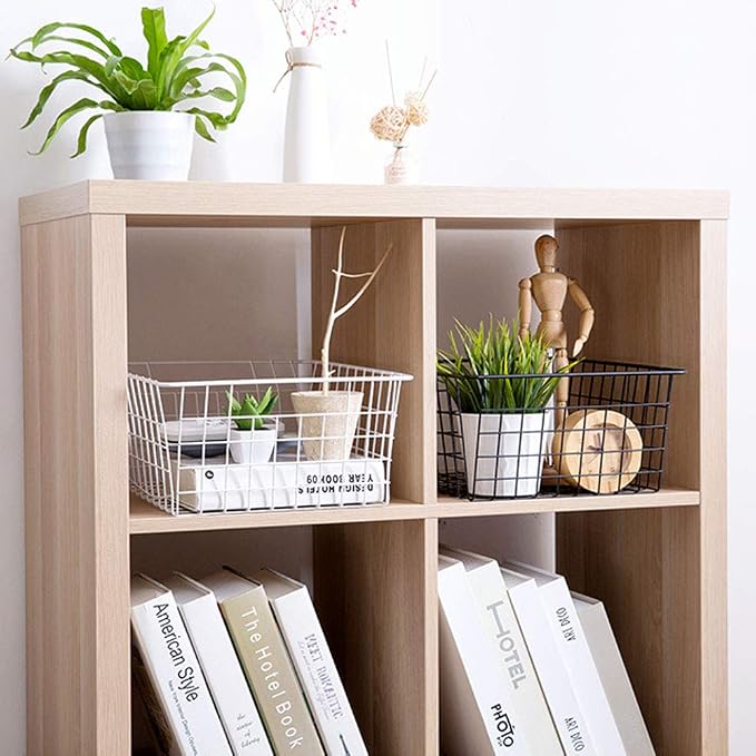 Metal Wire Storage Basket with Handles - Image 4