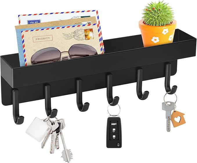 VIS'V Key Holder Wall Mount, Adhesive Key Rack by VISV
