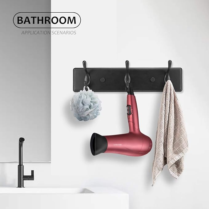 Wooden Coat Rack, Wall-Mounted Organizer - Image 8