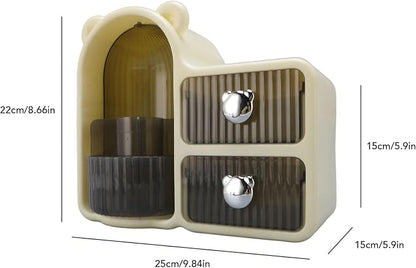 Makeup Organizer, Large Capacity Cosmetic Display Case - Image 7