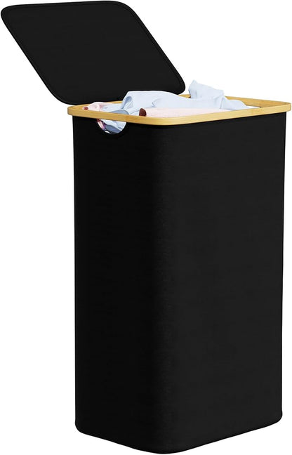SpaceAid Laundry Hamper with Lid, 110L Large Tall Clothes Basket Bin with by SpaceAid