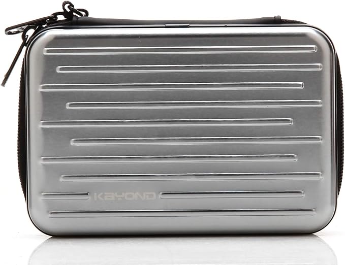 KAYOND Anti-Shock Silver Aluminium Carry Travel Protective Storage Case Bag by kayond