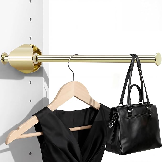 INMAKER Valet Rod for Closet Slide out | Pull out to 9.5" Hanger Rod for ≥12" by INMAKER
