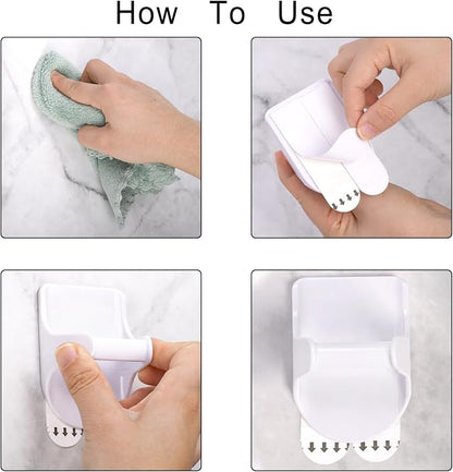 TOPZEA 10 Pack Spray Bottle Holder Hangers Wall Mount, Adhesive Spray Bottle - Image 3