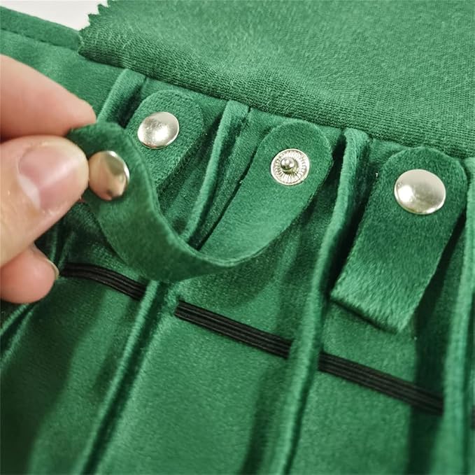Portable Jewelry Roll Untangled Secure Necklace Travel Storage Bag Displays - Image 8