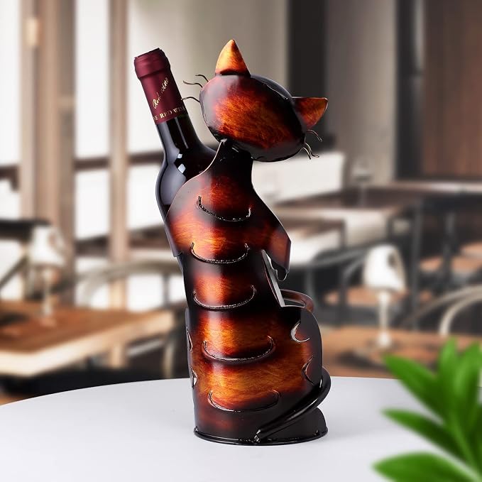 Cat Decor Wine Holder Wine Rack Wine Bottle Holder Wine Cat, Gift - Image 9