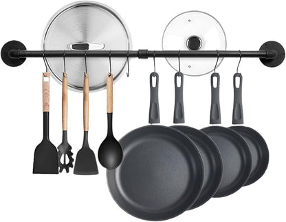32 inch Pot Rack Wall Mounted Pan Hangers by BOSHANGJIA