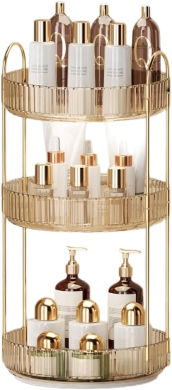 360° Rotating Makeup Organizer for Vanity by SiiMMM