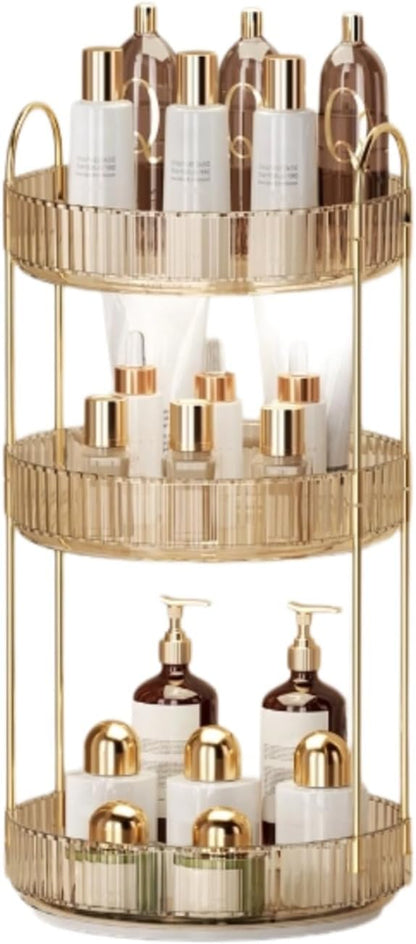 360° Rotating Makeup Organizer for Vanity by SiiMMM