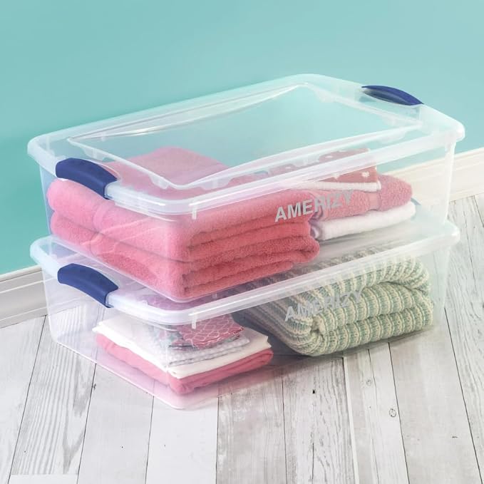 32 Quart Underbed Plastic Storage Bin - Image 5