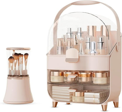 Makeup Organizer Countertop & Makeup Brush Holder by CLBDRESS