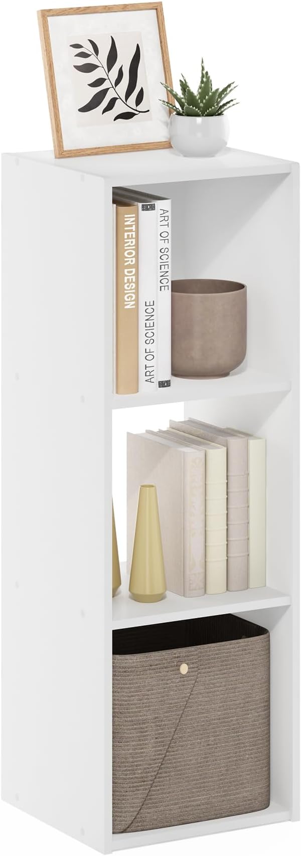 Furinno PELLI Book Shelf, 3-Cube Bookshelf by Furinno-FitsYourSpaceFitsYourBudget
