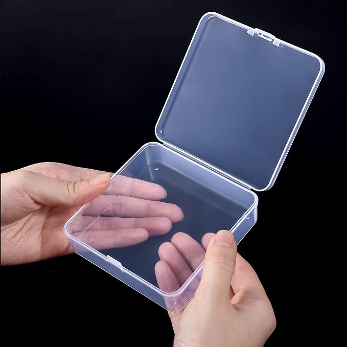 Jetec 6 Pieces Mini Plastic Clear Beads Storage Containers Box - Image 3