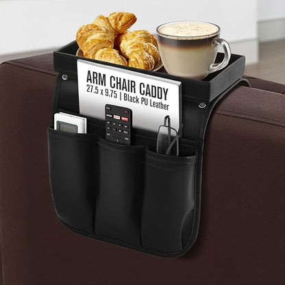 Houseables Armchair Caddy, Recliner Accessories, Armrest Organizer, Recliner by Houseables