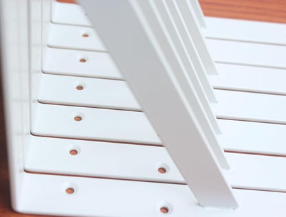 8 Pack L10 x H 8" White Heavy Duty Shelf Brackets - Image 4