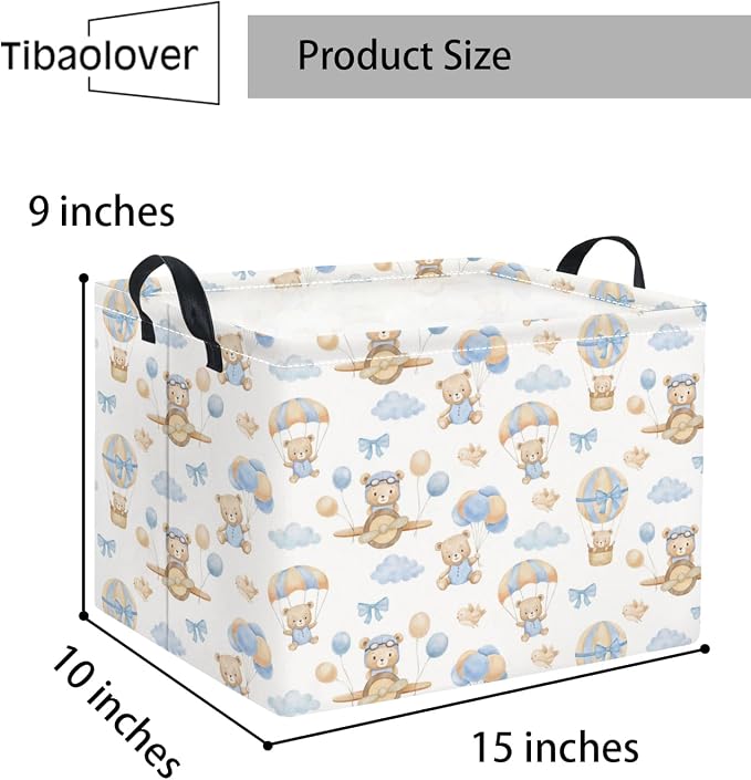 Rectangular Baby Kids Storage Basket - Image 2