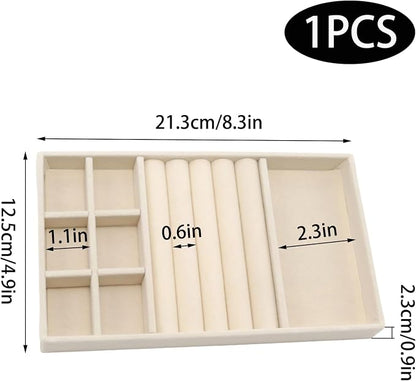 Velvet Jewelry Organizer Tray - Image 2