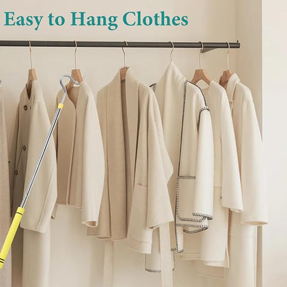 Clothes Hook Pole, Clothes Hanger Reaching Hook - Image 5