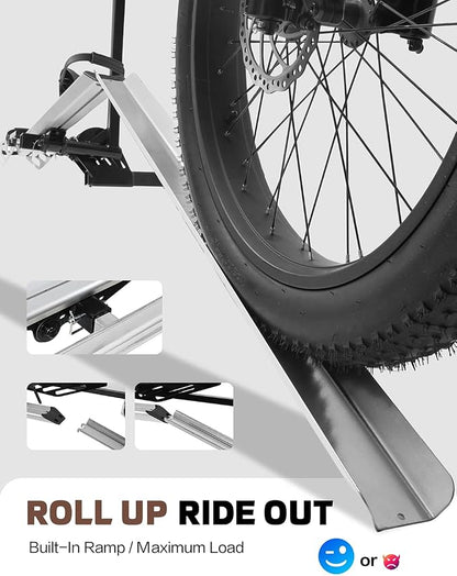 Single 1-Ebike Rack Hitch Mount - Image 3