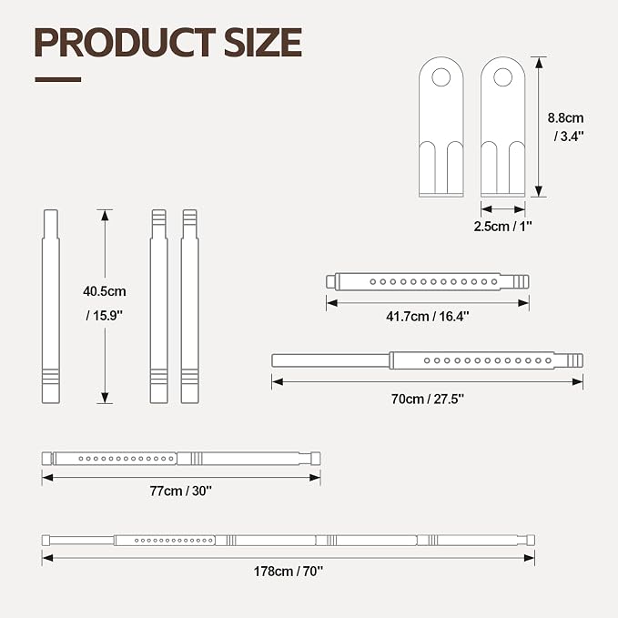 Adjustable Expandable Closet Rod - Image 5
