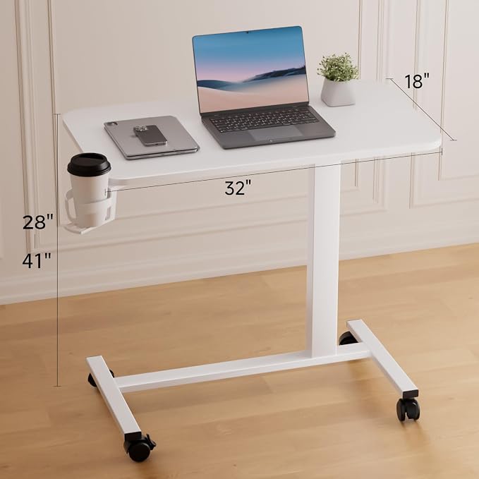 COMHOMA Adjustable Overbed Bedside Table - Image 3