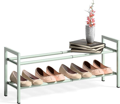 Bumusty 2-Tier Expandable Shoe Rack by Bumusty