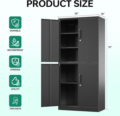 Letaya Metal Storage Cabinet - Image 3