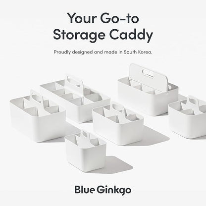 BLUE GINKGO Stackable Organizer Caddy – Korean-Made Portable Tote - Image 6