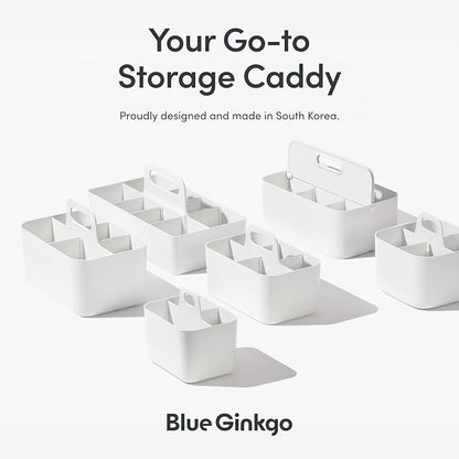 BLUE GINKGO Stackable Organizer Caddy – Korean-Made Portable Tote - Image 6